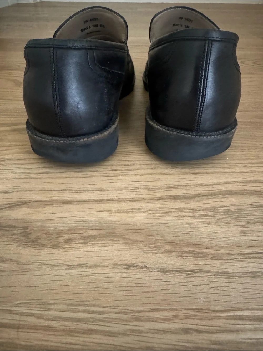 Johnston & Murphy Men's Black Loafers 9